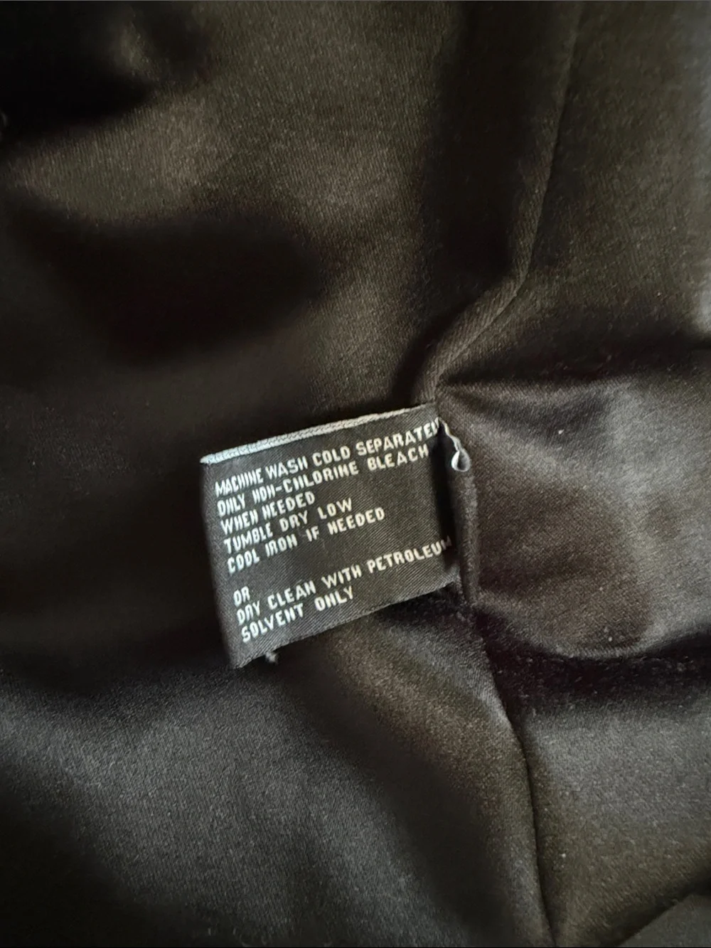 London Fog Black Belted Single-Breasted Trench Coat - Size Large